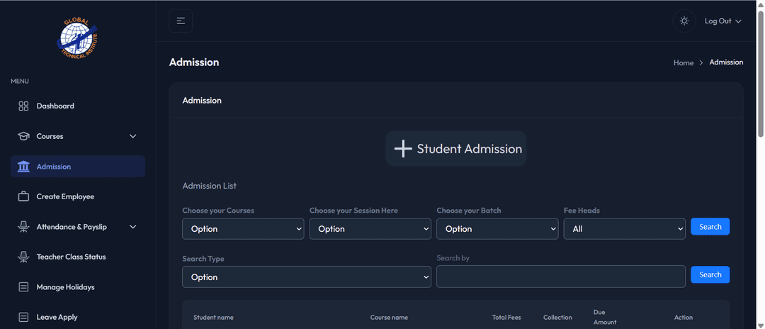 Education CRM Screenshot 2