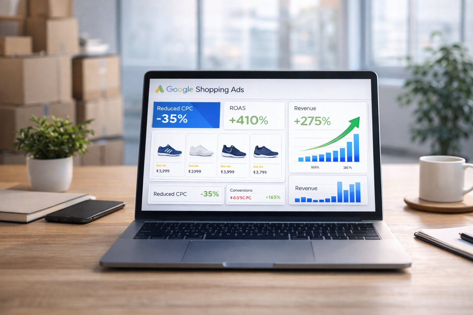 Google Shopping Ads Case Study E-Commerce ROAS