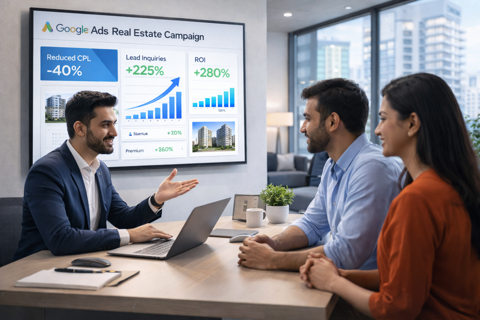 Google Ads PPC Case Study Real Estate Kolkata