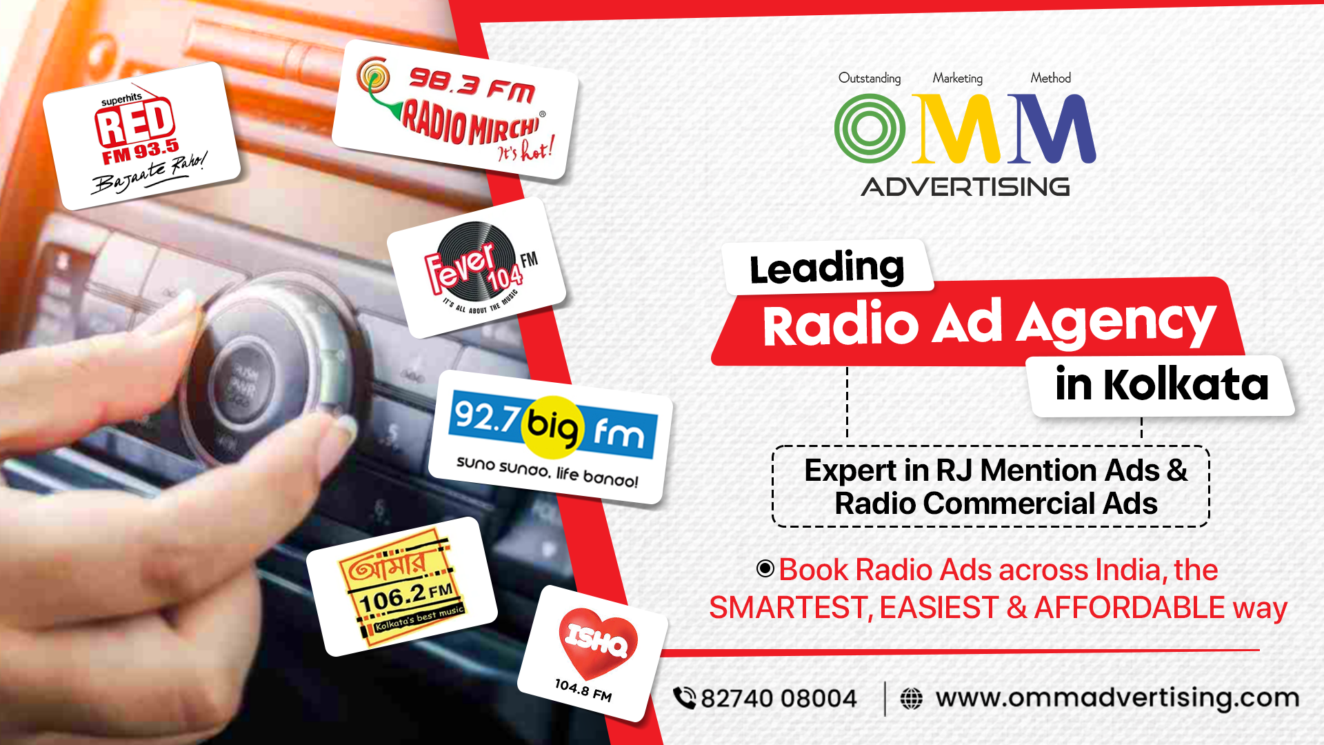 Omm Advertising: Leading Radio Ad Agency in Kolkata | Call 8274008004