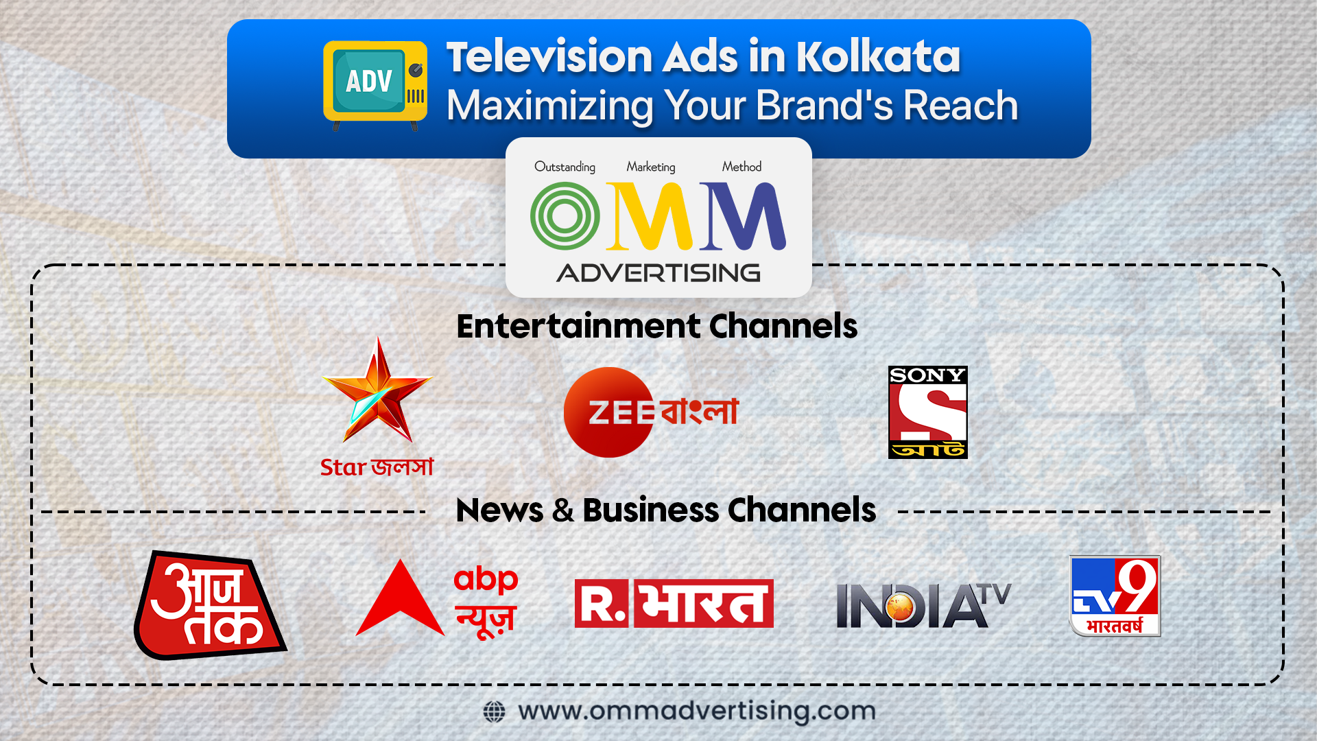 Television Ads in Kolkata: Maximizing Your Brand’s Reach | Omm Advertising | Call 8274008004