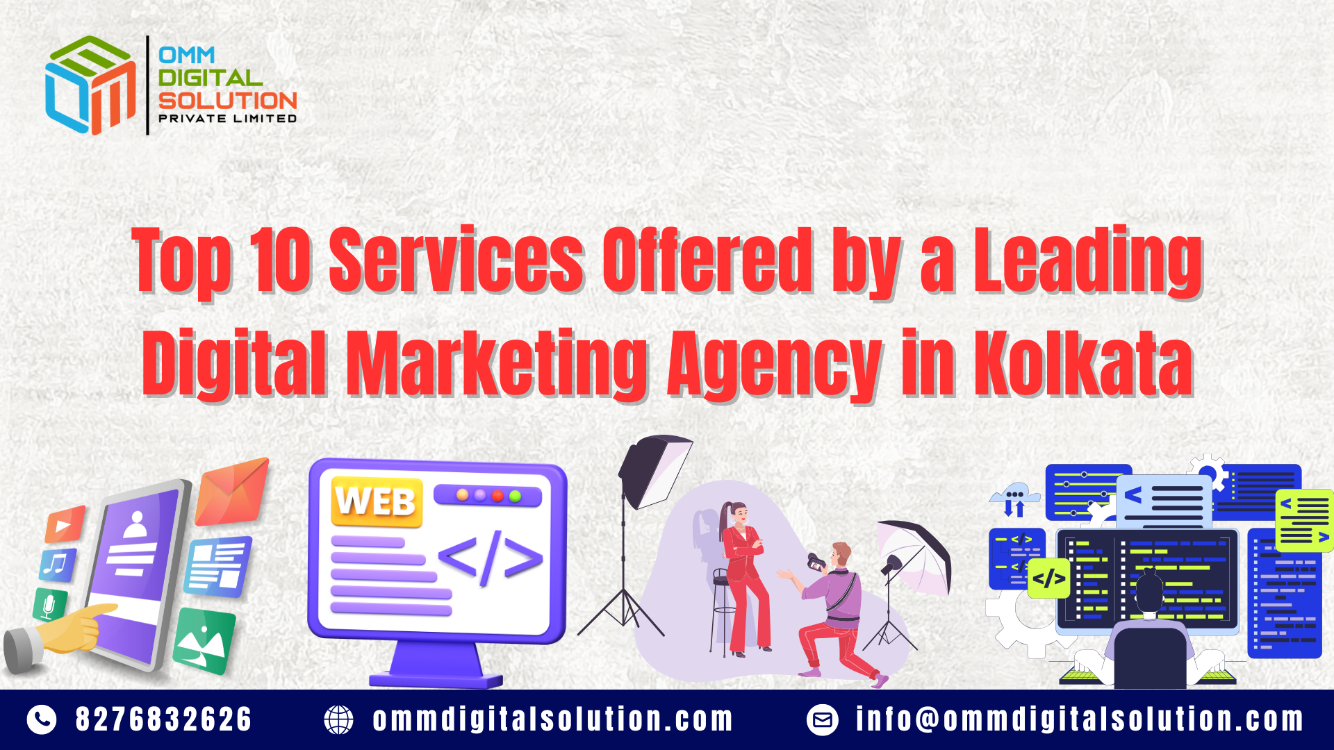 Top 10 Services Offered by a Leading Digital Marketing Agency in Kolkata