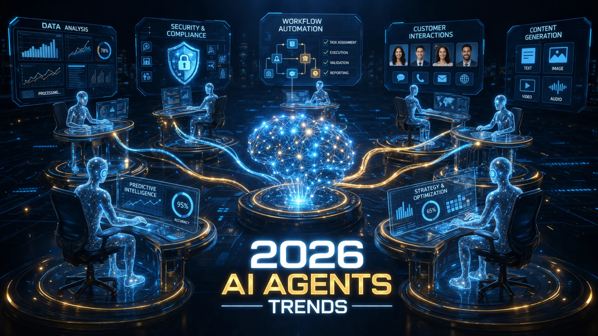 Top 5 AI Agents Trends in 2026 Every Business Must Know
