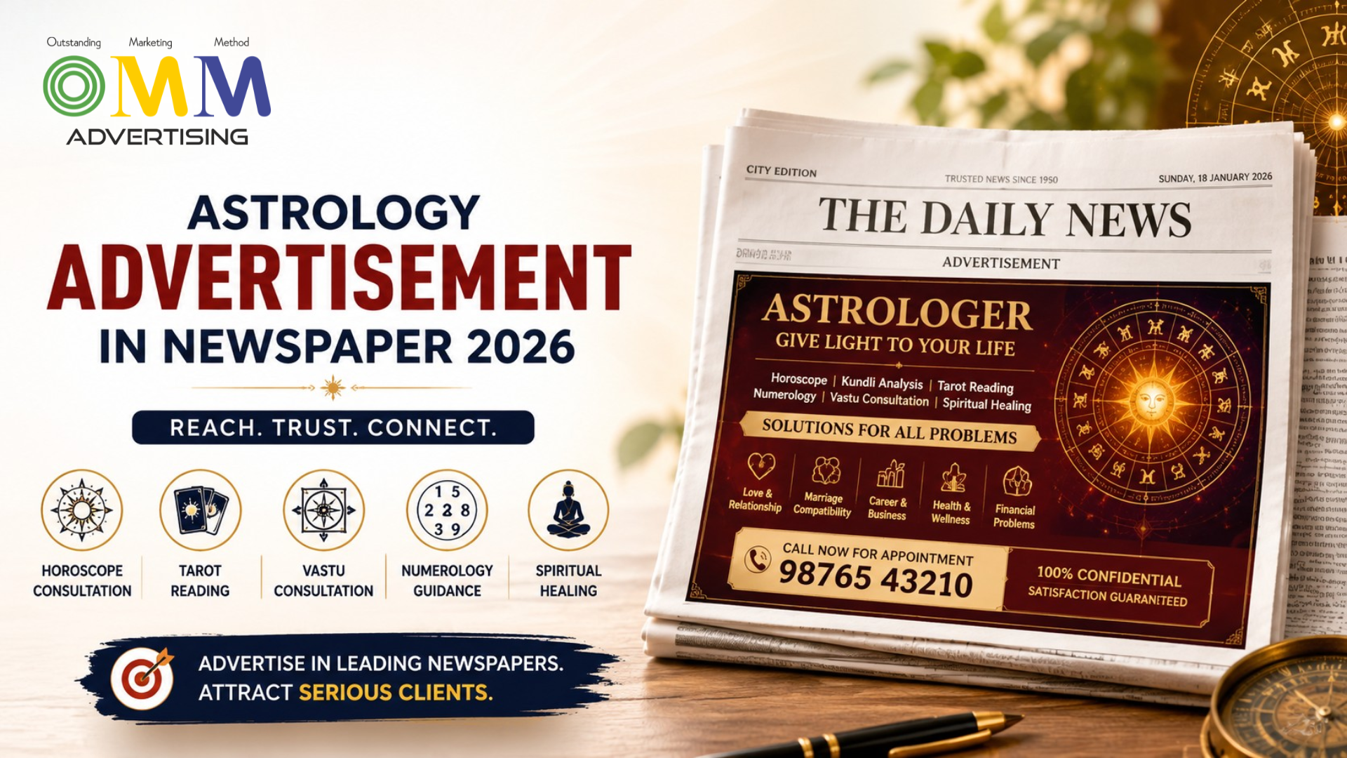 Astrology Advertisement in Newspaper 2026: Complete Guide to High-Converting Astrology Newspaper Ads in India