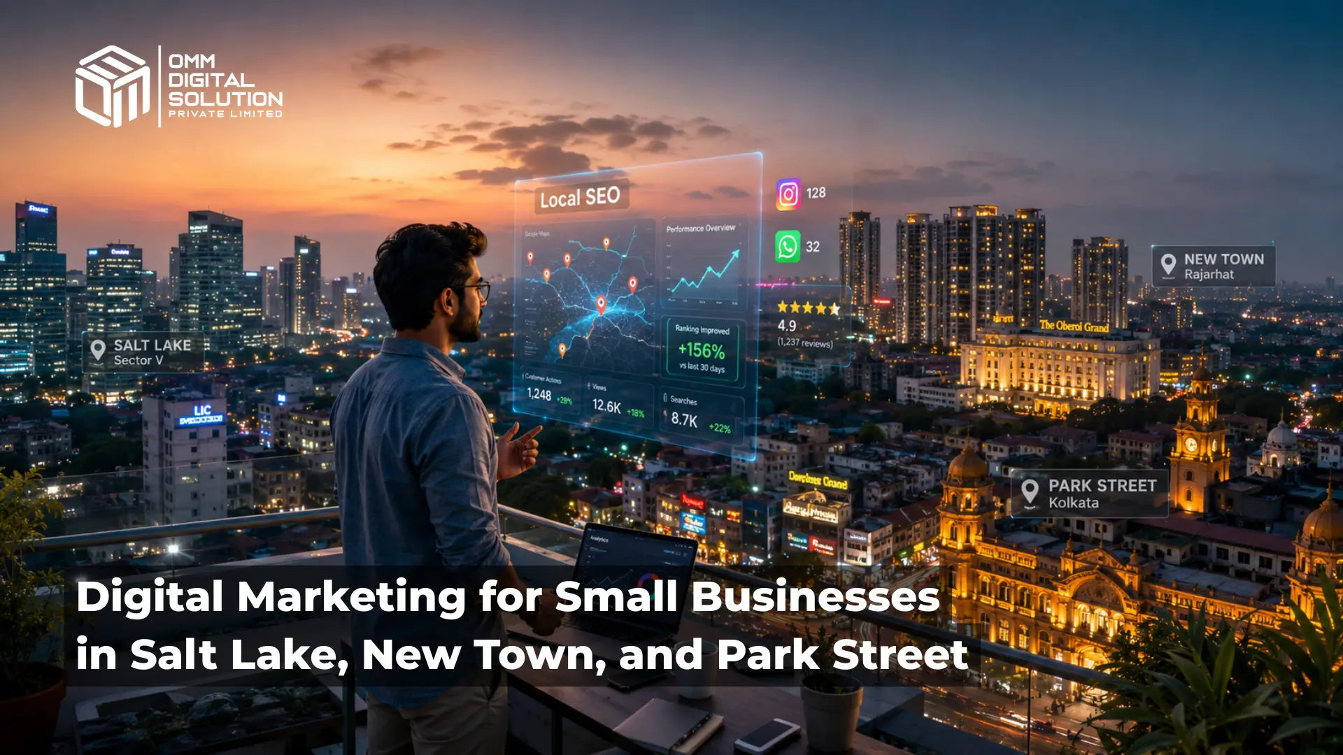 Digital Marketing for Small Businesses in Salt Lake, New Town, and Park Street